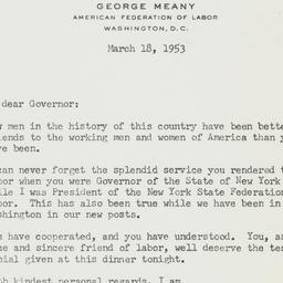 Letter: 1953 March 18