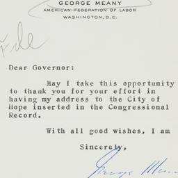Letter: 1952 May 15