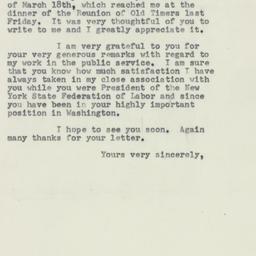 Letter: 1953 March 26