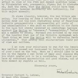 Letter: 1949 July 12