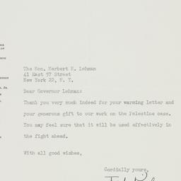 Letter: 1947 October 20