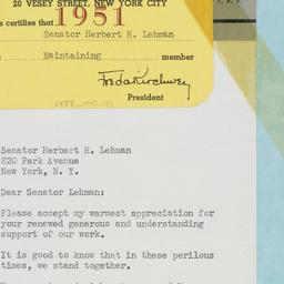 Letter: 1951 January 10