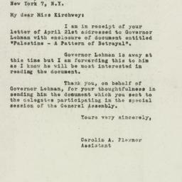 Letter: 1948 April 22
