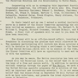 Letter: 1947 August 1
