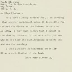 Letter: 1947 October 10