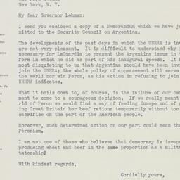 Letter: 1946 April 2