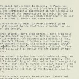 Letter: 1951 May 20