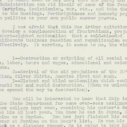 Letter: 1951 June 5