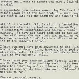 Letter: 1945 April 16