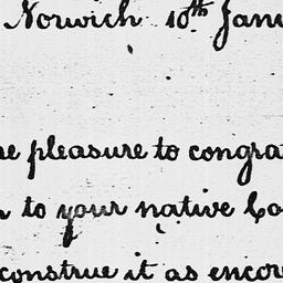 [Document, 1785 January 10]