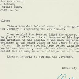 Letter: 1953 February 6