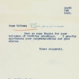 Letter: 1942 April 1