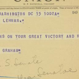 Letter: 1949 November 15