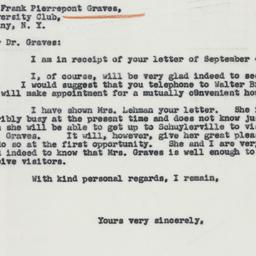 Letter: 1941 September 8