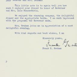 Letter: 1950 March 9