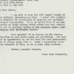 Letter: 1955 March 10