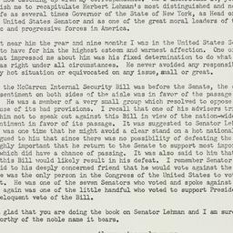 Letter: 1962 March 6