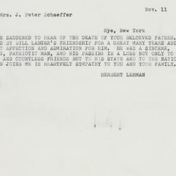 Telegram: 1959 November 11