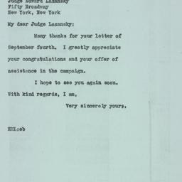 Letter: 1946 September 21