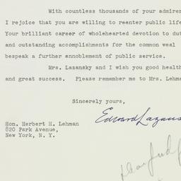 Letter: 1949 September 2