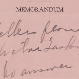 Memorandum: n.d.