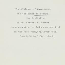 Invitation: n.d.