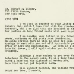 Letter: 1930 January 4