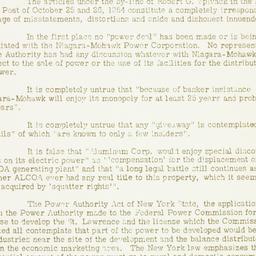 Memorandum: 1954 October 28