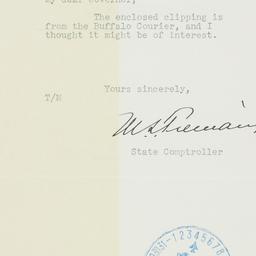 Letter: 1939 May 2