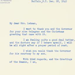 Letter: 1940 December 28