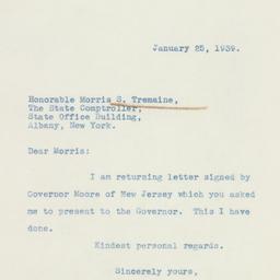 Letter: 1939 January 25