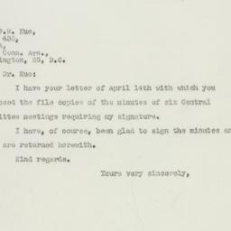 Letter: 1947 April 15