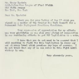 Letter: 1950 May 24