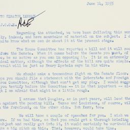 Memorandum: 1955 June 14