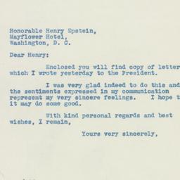 Letter: 1939 February 7