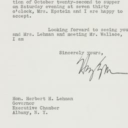 Letter: 1940 October 23