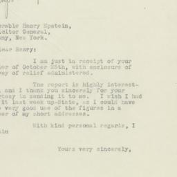 Letter: 1932 November 1