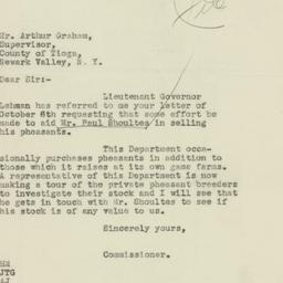 Letter: 1932 October 13
