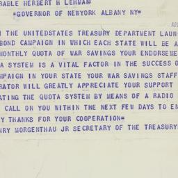 Telegram: 1942 April 22
