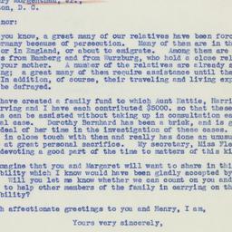 Letter: 1939 May 19