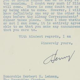 Letter: 1934 February 15
