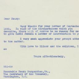Letter: 1940 September 18