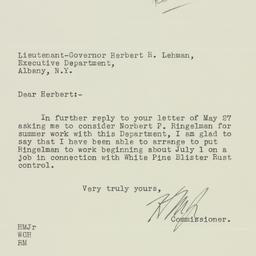 Letter: 1932 June 14