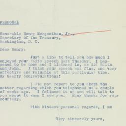 Letter: 1934 August 30