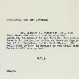 Memorandum: 1941 July 17