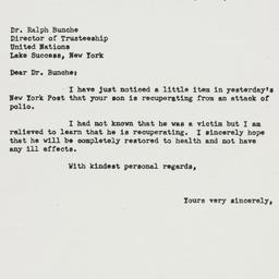 Letter: 1950 August 29