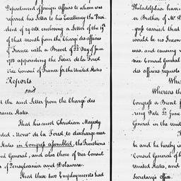 [Document, 1786 January 06]