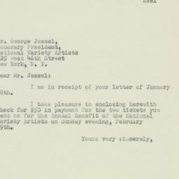 Letter: 1950 January 26