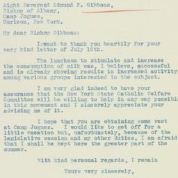 Letter: 1934 July 20