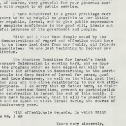Letter: 1958 April 3